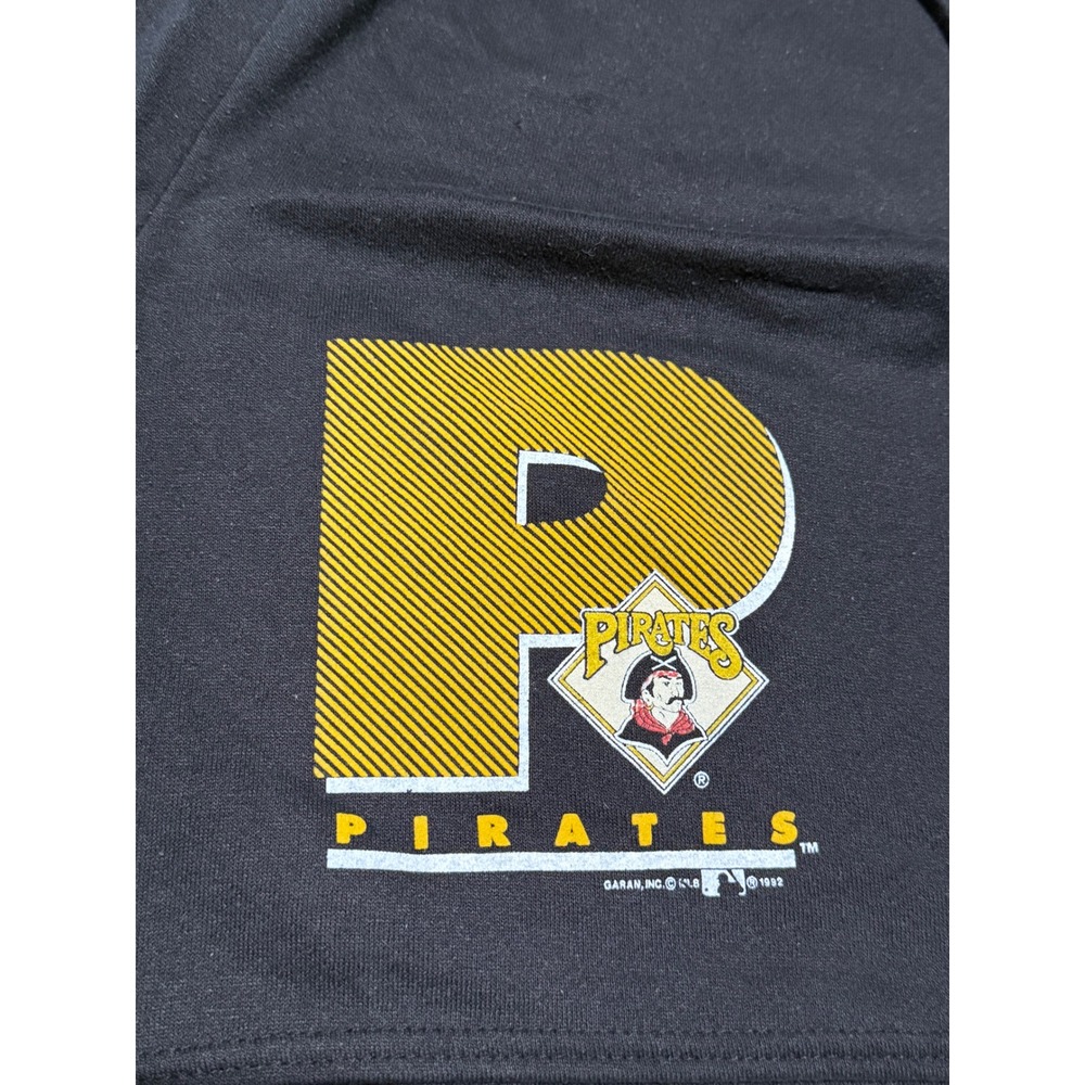 Vintage 1992 Pittsburgh Pirates‎ Garan Sweat Shorts Mens Medium Black MLB USA